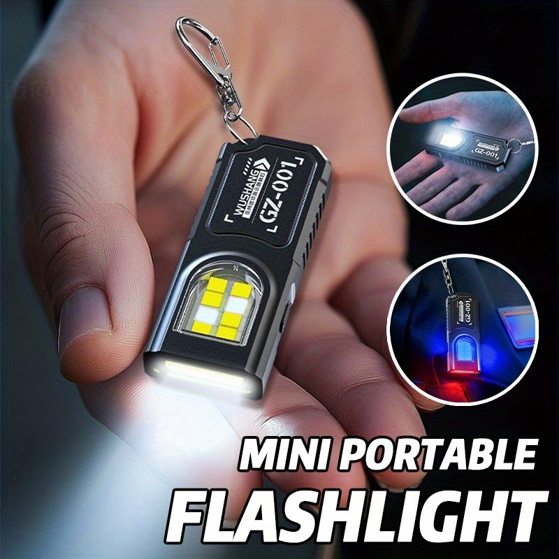 Fishing Kit Compact - Мощный мини-фонарик COB LED на брелоке,