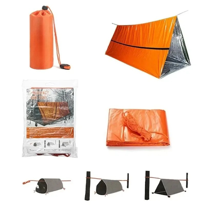 Набор для выживания: палатка-у – обзор и цена Emergency Mylar Tent