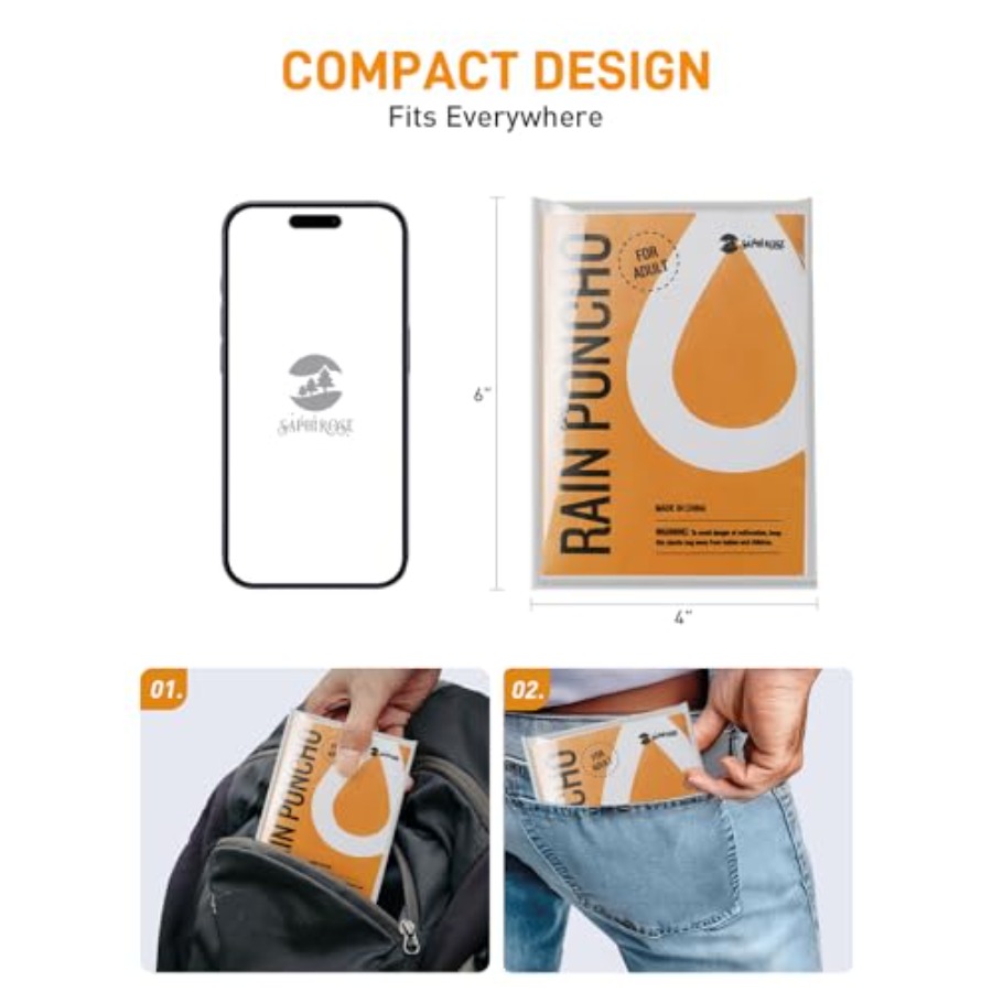 Одноразовые дождевики для взро – обзор и цена Emergency Poncho Rain