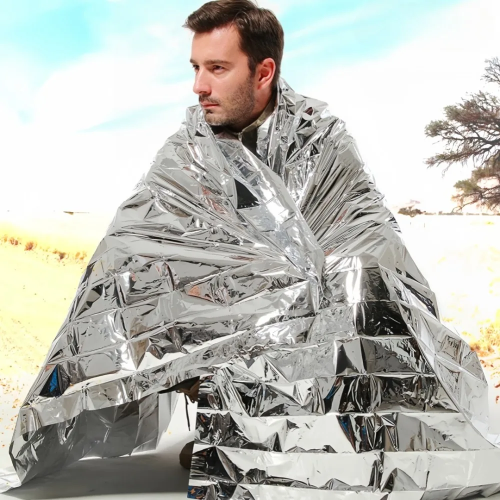 Термоодеяло YITAPE для экстрен – обзор и цена Survival Blanket Reflective